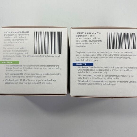 LACURA Q10 Night & Day Cream Anti-Wrinkle Face Care Skincare - Picture 3 of 4